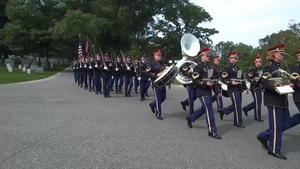 Army Air Forces 1st. Lt. Francis Pitonyak Full Honor funeral, Arlington National Cemetery B-Roll