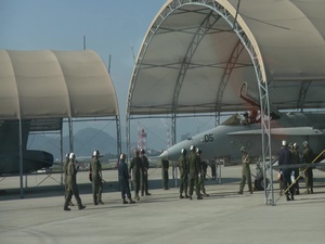 Iwakuni Aircraft Rescue, Firefighting shows a day in their life (B-Roll)
