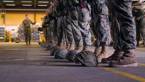 Marines Conduct Jumps in Sweden