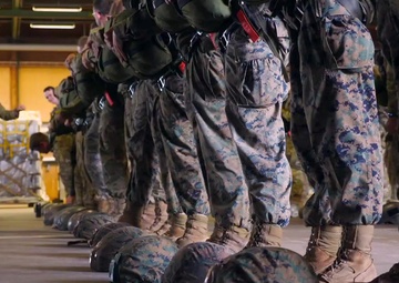 Marines Conduct Jumps in Sweden