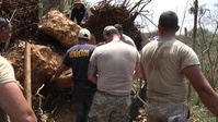 Sapper unit clears water channels at Isabela