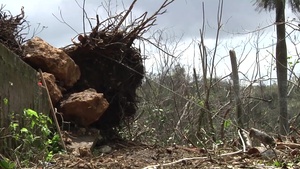 Sappers clear water channels at Isabela after Hurricane Maria