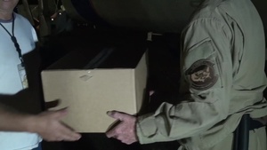 CBP Employees Prepare Meals and Water Immediate  Distribution