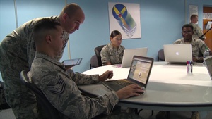 Airmen discuss the Continuum of Learning