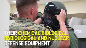 Marine Fighter Attack Squadron 251 aircrew gas training
