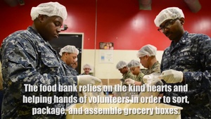 Marines, Sailors volunteer at San Francisco food bank
