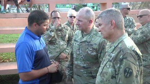 DARNG Lt. Gen. Kadavy's Visit to Puerto Rico, B-Roll