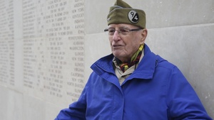 Two WWII vets visit Luxembourg American Cemetery and Memorial