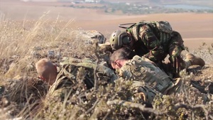 2-10 AHB and Romanian Pumas Conduct Personnel Recovery at the Babadag Training Area, Romania B-roll