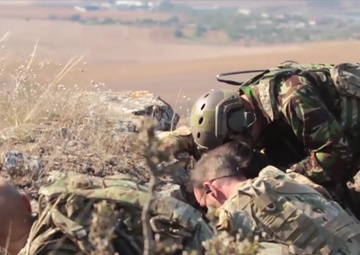 2-10 AHB and Romanian Pumas Conduct Personnel Recovery at the Babadag Training Area, Romania B-roll