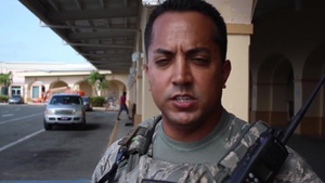 National Guard security forces members instate antiterrorism measures alongside VIPA Police