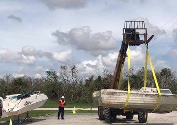 Response crews remove vessels displaced by Hurricane Irma in Florida waterways