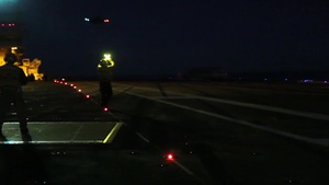 USS Gerald R. Ford (CVN 78) Night Flight Operations