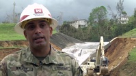 The U.S. Army Corps of Engineers at Guajataca Dam 9 Oct. 2017