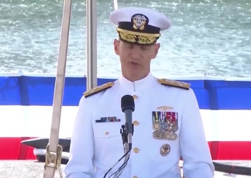 USS Washington Commissioning