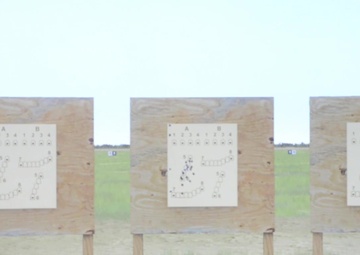 M249 firing in the Engagement Skills Trainer