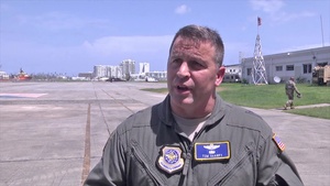 Maj. Gen. Thomas Sharpy on air mobility operations in Puerto Rico