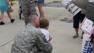 1st Fighter Wing returning to their families on Langley Air Force Base