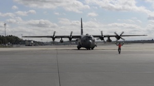 Guardsmen load DRBS onto C-130