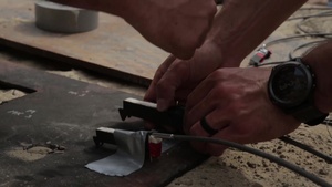 EOD Marines Test 3D Printed Parts