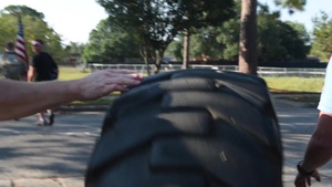 Air Commandos participate in a Go Ruck Challenge