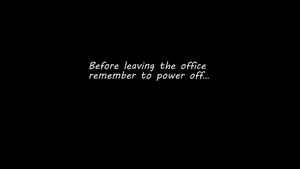 October Energy Conservation Month PSA