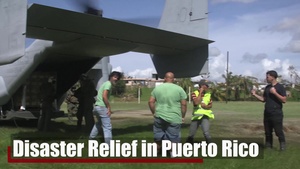 VMM-264 Supports Disaster Relief Efforts in Puerto Rico
