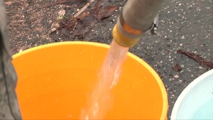 714th Distributes Water at Morovis