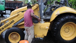 NC National Guard Engineers Assist in Clean Up of Debris from School