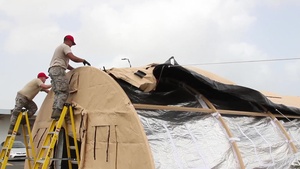 Montana Air National Guard Builds Tent Cities in Puerto Rico
