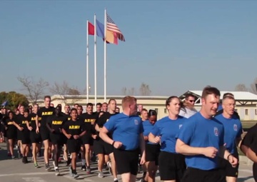 Task Force Knighthawk World Run MK Air Base, Romania B-roll