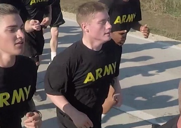 Task Force Knighthawk World Run MK Air Base, Romania B-roll 2