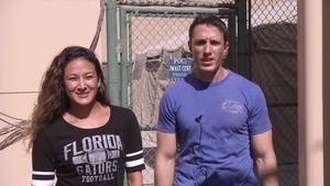 Lt. Carlo & Lt.j.g. Folks University of Florida Shoutout for Nov 18th Game