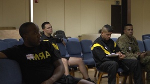 Soldiers learn about Applied Suicide Intervention Skills Training(ASIST)
