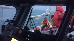Coast Guard Station Calumet Harbor Rescues Mariners, Dogs