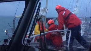 Coast Guard Station Calumet Harbor Rescues Mariners, Dogs