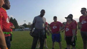 Hanscom hosts NFL, Wounded Warrior Project