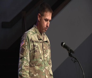 Oklahoma Cavalry unit says farewell before upcoming deployment - Speech