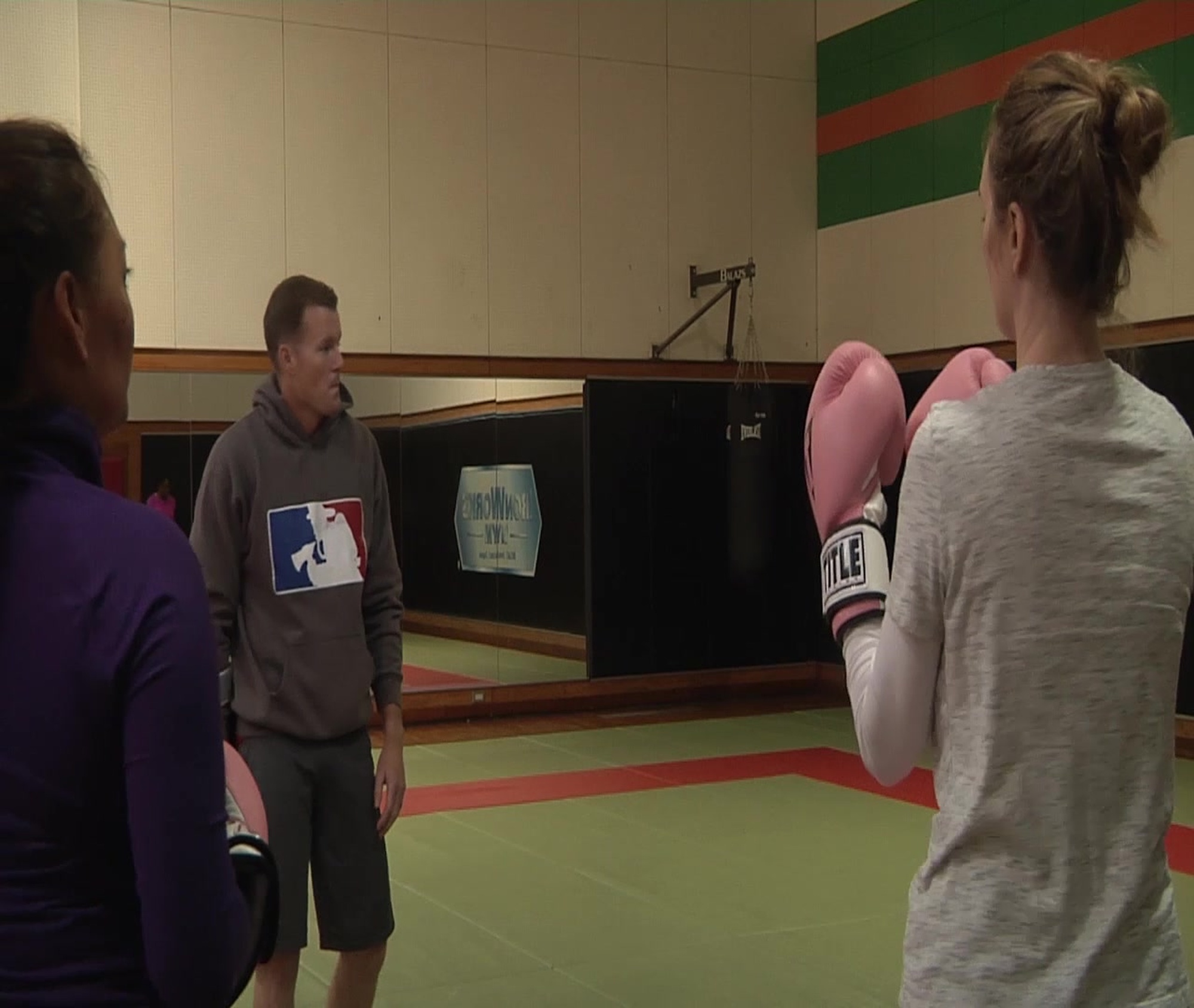Marine Corps Air Station Iwakuni Behavioral Health and Family Advocacy Program kicked away at domestic violence during a self-defense class. Lance Corporal JonSebastian Andrade hit the mats to find out what are the most effective moves to stop an attacker. This story includes soundbites from Enrique Watson. This story is also available in high definition.