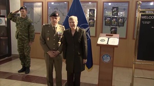 North Atlantic Council visits KFOR - Arrival B-Roll