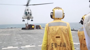 Ressuply at sea aboard USS Pearl Harbor (LSD 52)