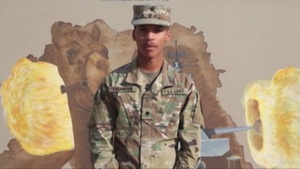 Spc. Thornton - Veterans Day Shout out