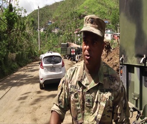 Puerto Rico National Guard Purifies Water in Comerio