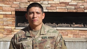 Pfc. Eric Johnson - Holiday Greeting