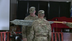 A changing of the Guard at Camp Lemonnier (No Lower Third)