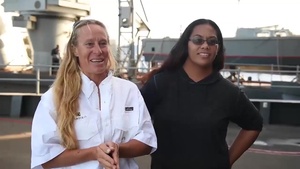 The USS Ashland Rescued Two Women Who Were Lost at Sea