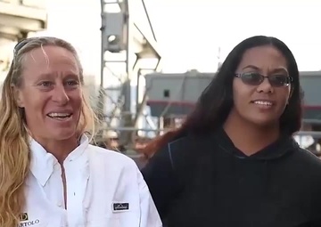 The USS Ashland Rescued Two Women Who Were Lost at Sea