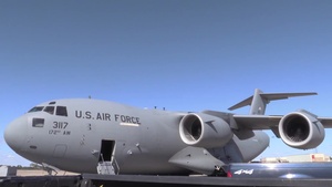 Southern Strike 18 : Medevac procedures on a C-17