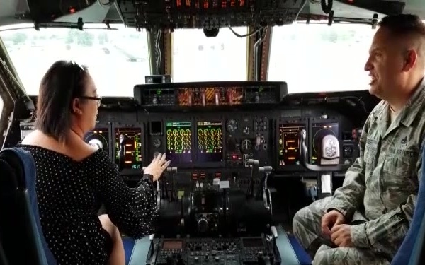 Babylift crash survivor takes tour of last C-5A