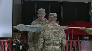A changing of the Guard at Camp Lemonnier